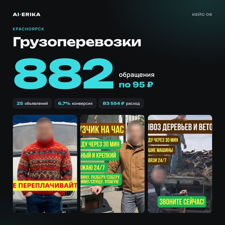 Грузоперевозки: результат с Авито